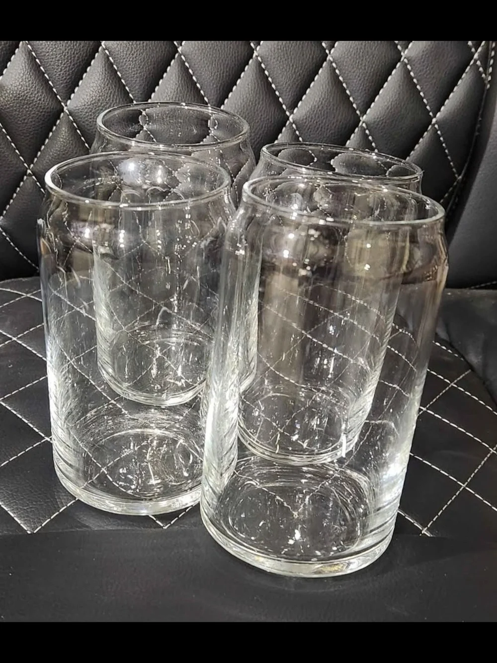 Craft Brew 16 oz Tall Boy Can Glass-4 pcs